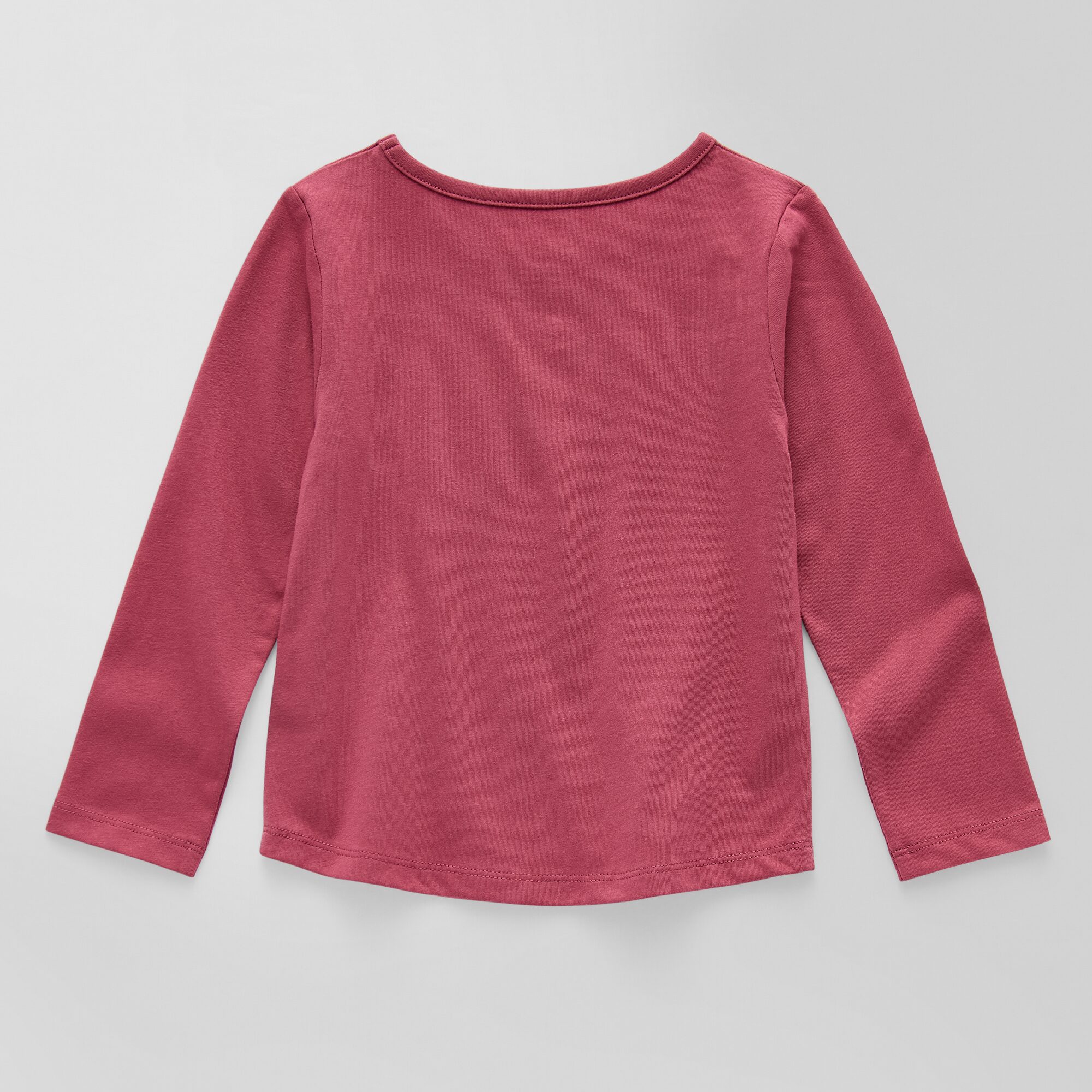 Okie Dokie Toddler & Little Girls Round Neck Long Sleeve Regular Fit Graphic T-Shirt