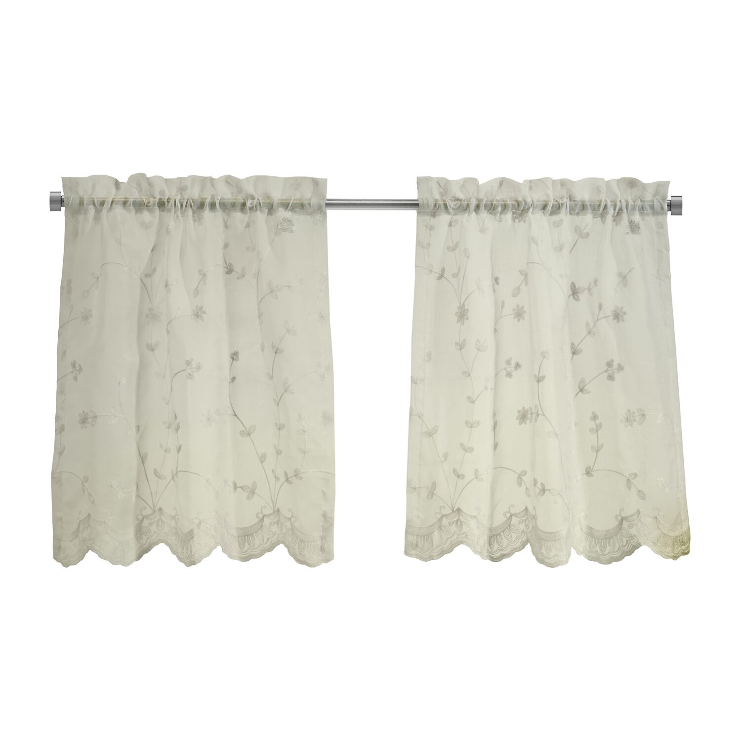 Habitat Grandeur 2-pc. Rod Pocket Window Tier