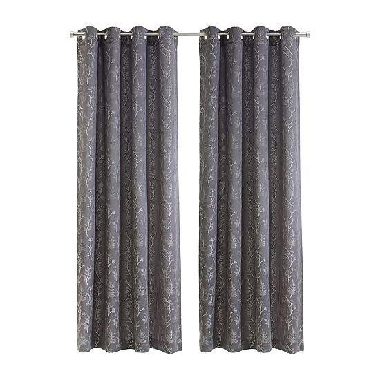 Habitat Botanica Grommet Top Light-Filtering Single Curtain Panel