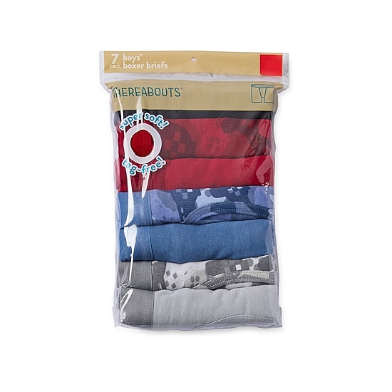 Thereabouts Little & Big Boys 7 Pack Boxer Briefs