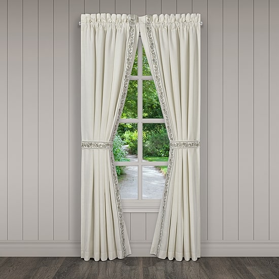 Queen Street Flaire Rod Pocket Blackout Set of 2 Curtain Panel