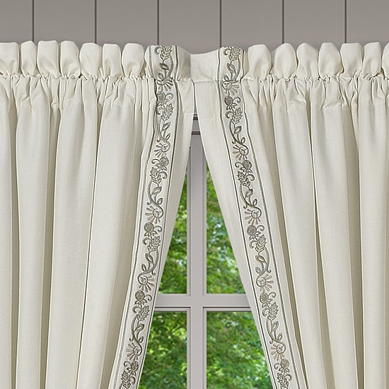 Queen Street Flaire Rod Pocket Blackout Set of 2 Curtain Panel