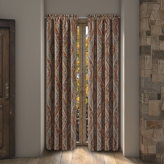 Queen Street Jefferson Rod Pocket Blackout Set of 2 Curtain Panel