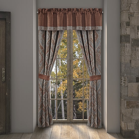 Queen Street Jefferson Rod Pocket Blackout Set of 2 Curtain Panel