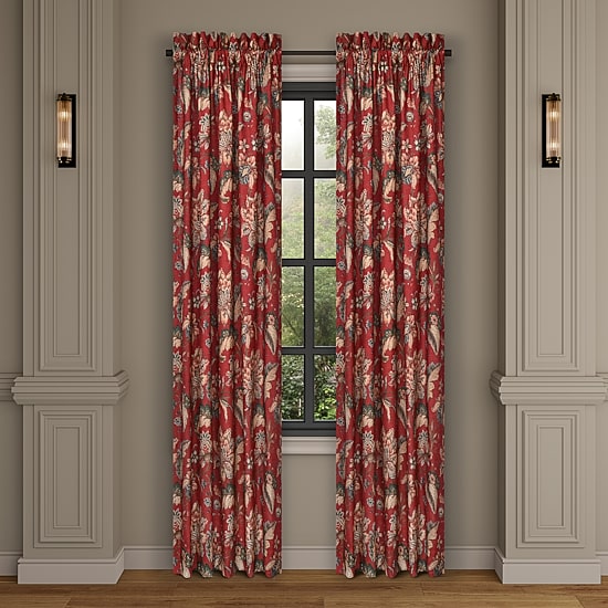 Queen Street Eveleth Rod Pocket Blackout Set of 2 Curtain Panel