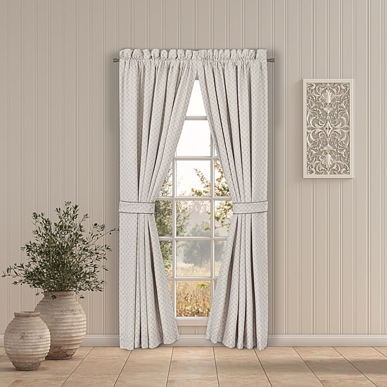 Queen Street Safia Rod Pocket Blackout Set of 2 Curtain Panel