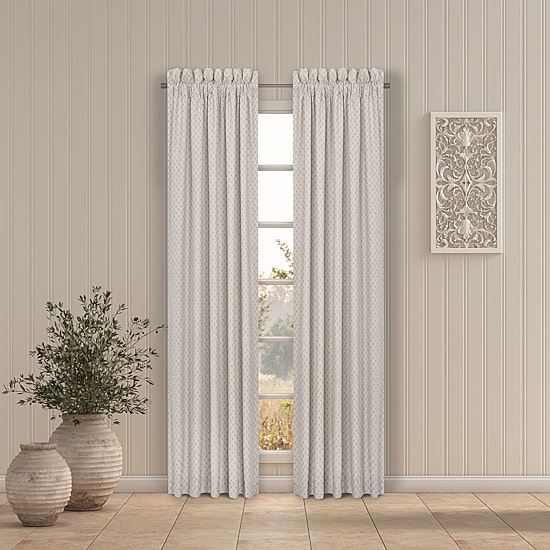Queen Street Safia Rod Pocket Blackout Set of 2 Curtain Panel