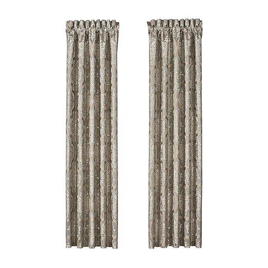 Queen Street Medellin Rod Pocket Blackout Set of 2 Curtain Panel