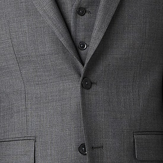 Collection By Michael Strahan Sharkskin Mens Stretch Fabric Modern Fit Suit Vest