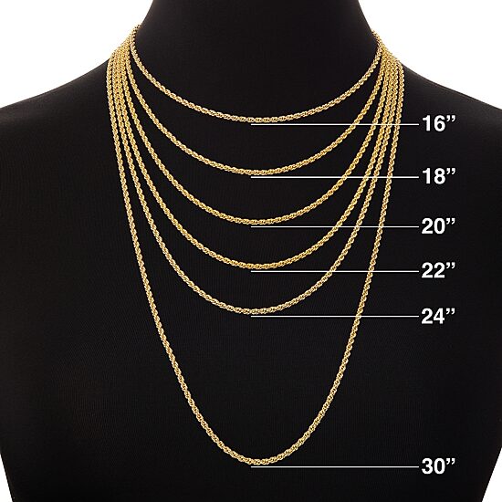 Silver Reflections Womens 18K Gold Over Brass 18 Inch Paperclip Chain Necklace