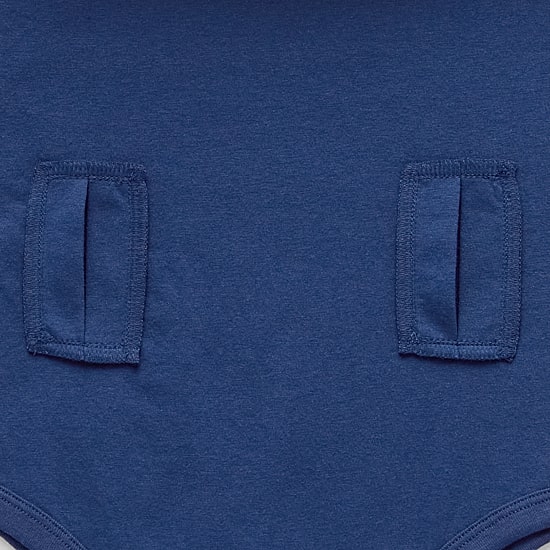 Thereabouts Little & Big Kid Boys Bodysuit Closure Easy-on + Easy-off Adaptive Crew Neck Long Sleeve Bodysuit