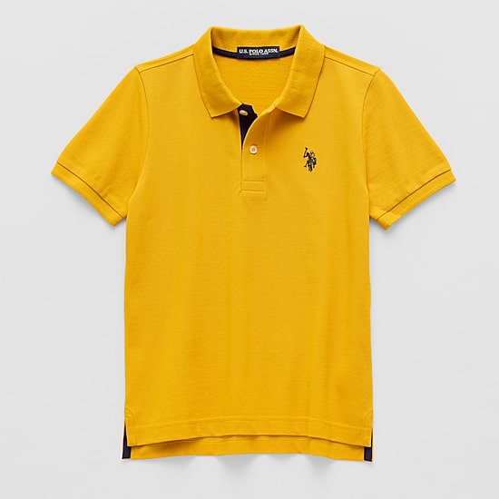 U.S. Polo Assn. Little & Big Kid Boys Short Sleeve Classic Fit Embroidered Polo Shirt