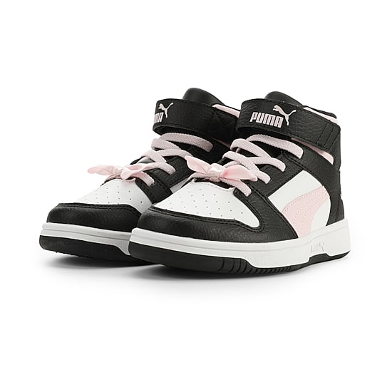 PUMA Rebound Layup Little Kid Girls Basketball Shoes