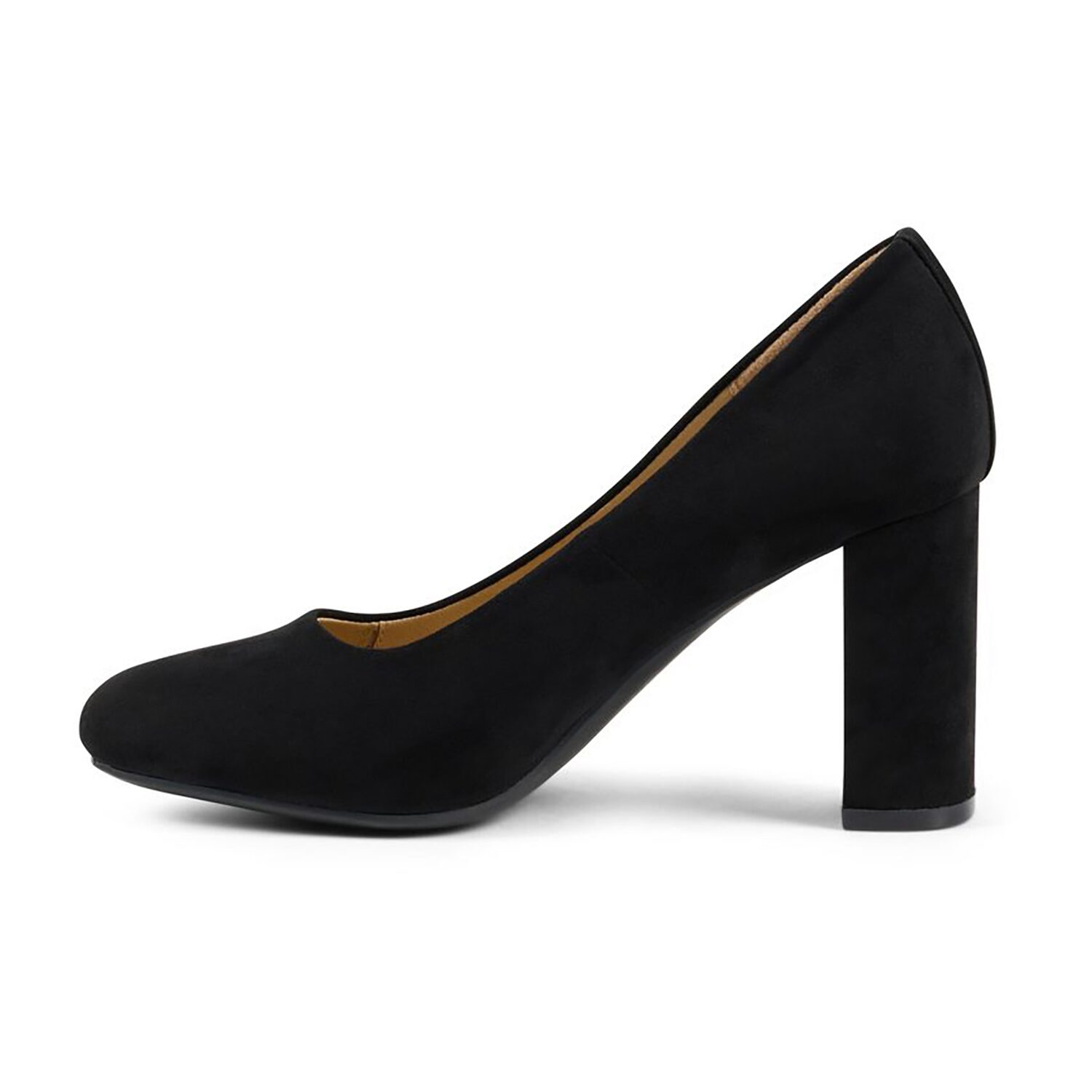 CL by Laundry Lofty Womens Round Closed Toe Block Heel Pumps