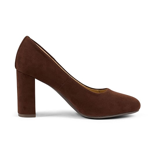 CL by Laundry Lofty Womens Round Closed Toe Block Heel Pumps