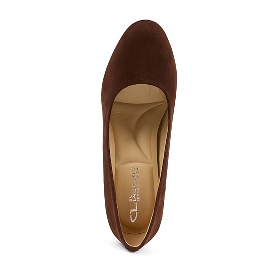 CL by Laundry Lofty Womens Round Closed Toe Block Heel Pumps
