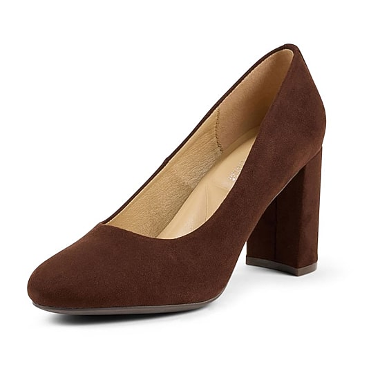CL by Laundry Lofty Womens Round Closed Toe Block Heel Pumps