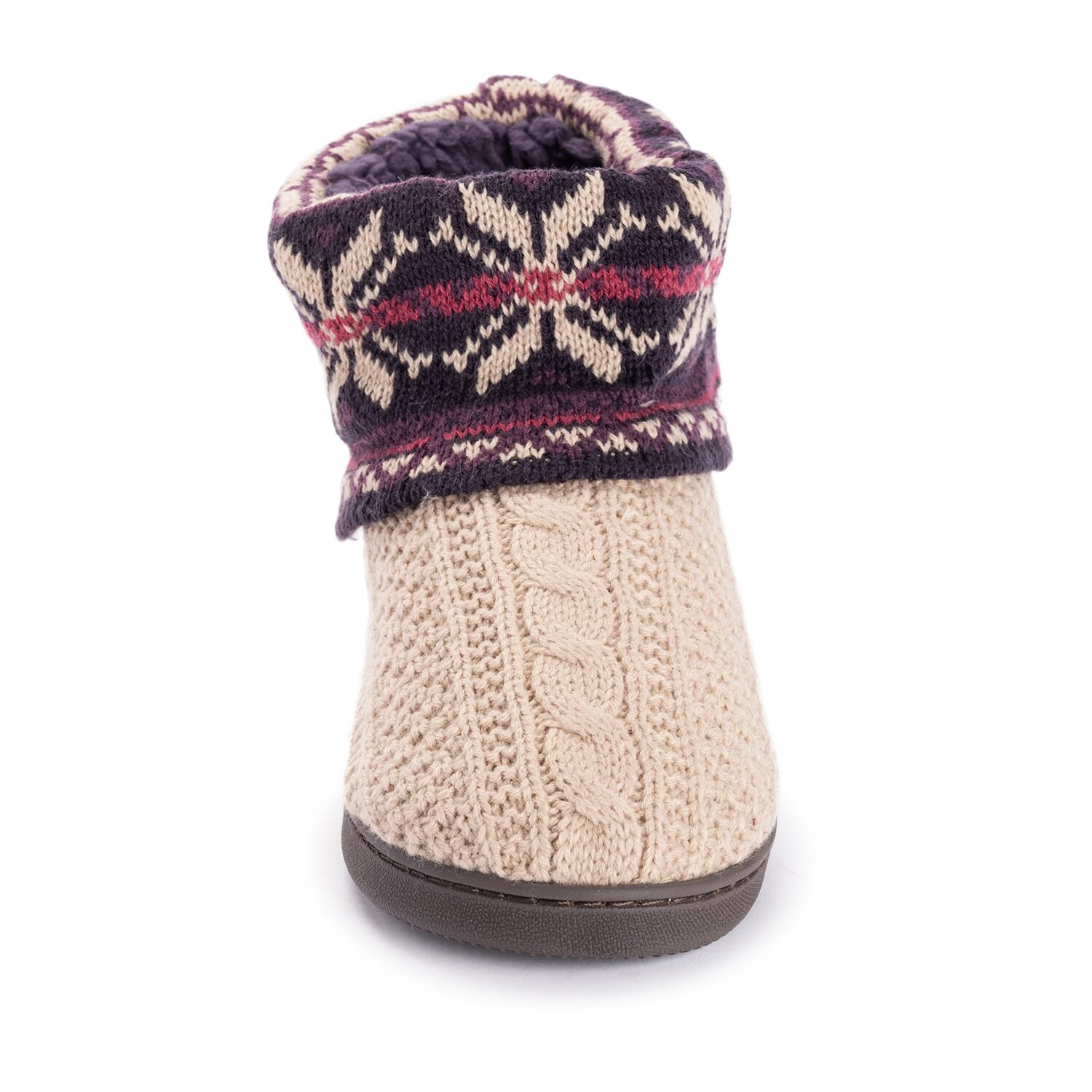 Muk Luks Womens Bootie Slippers