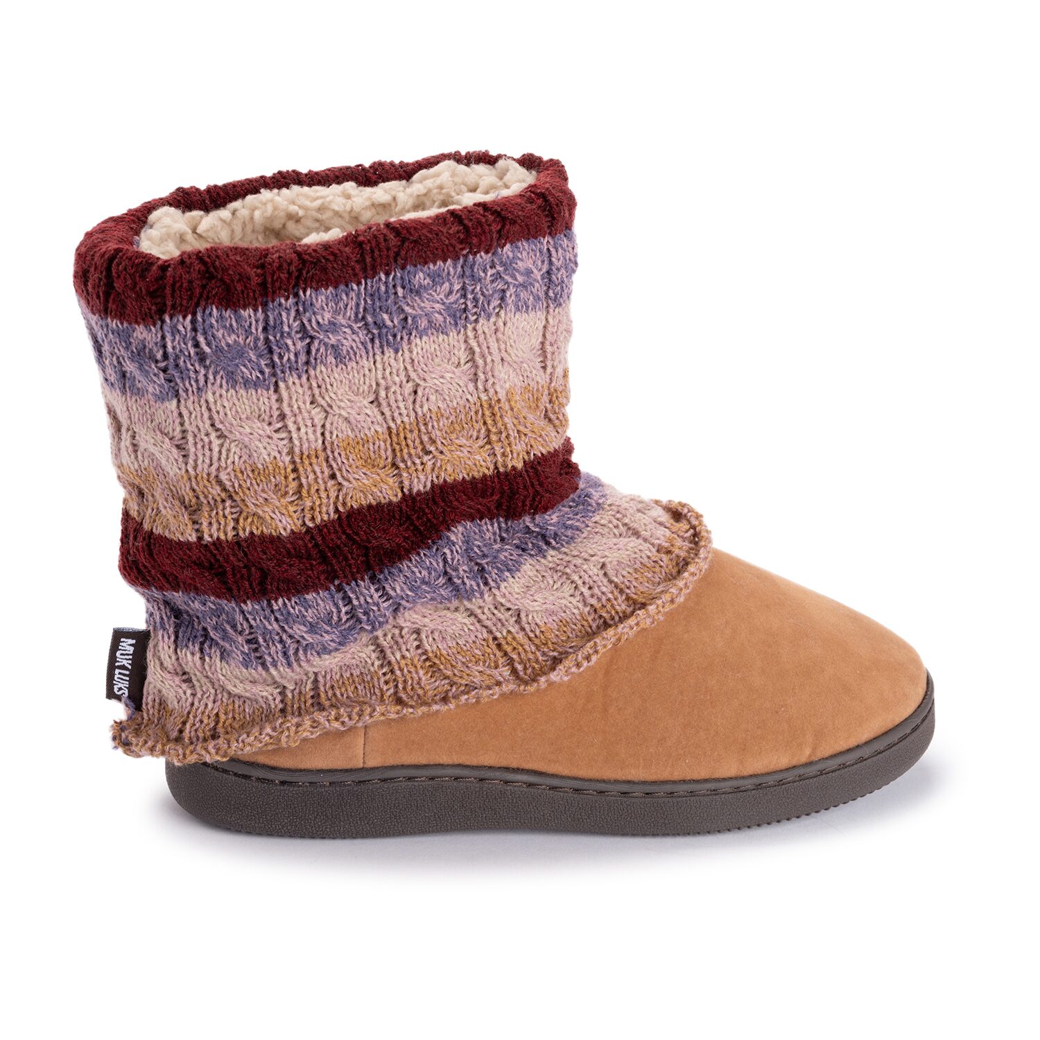 Muk Luks Womens Bootie Slippers