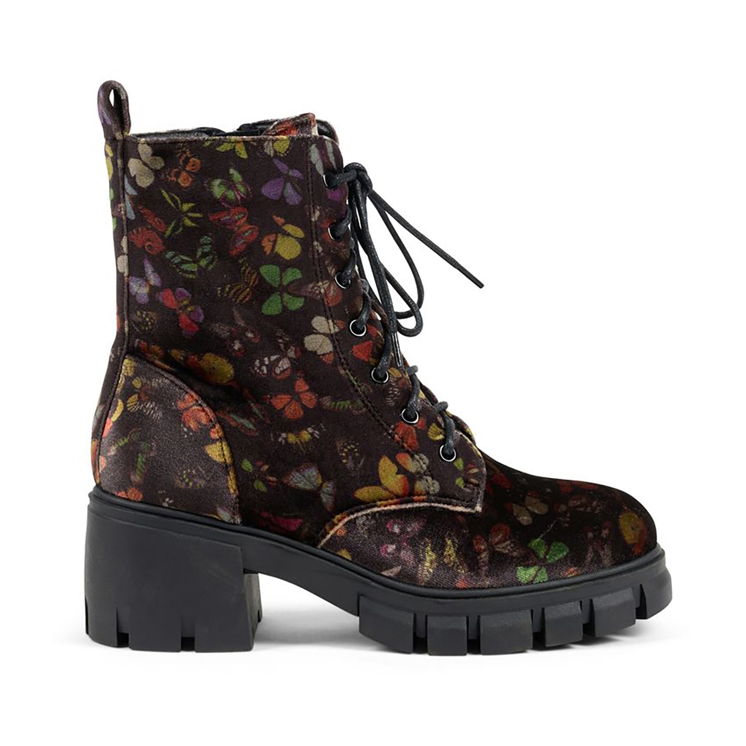 Dirty Laundry Womens Newz Chunky Heel Cushioned Combat Boots