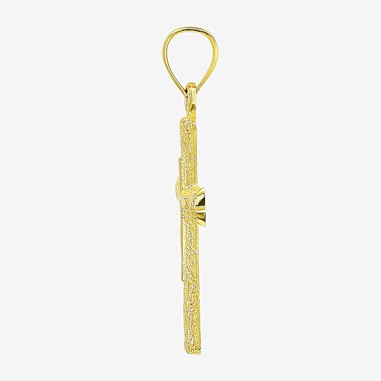 Religious Jewelry Cross! Unisex Adult 10K Gold Cross Pendant