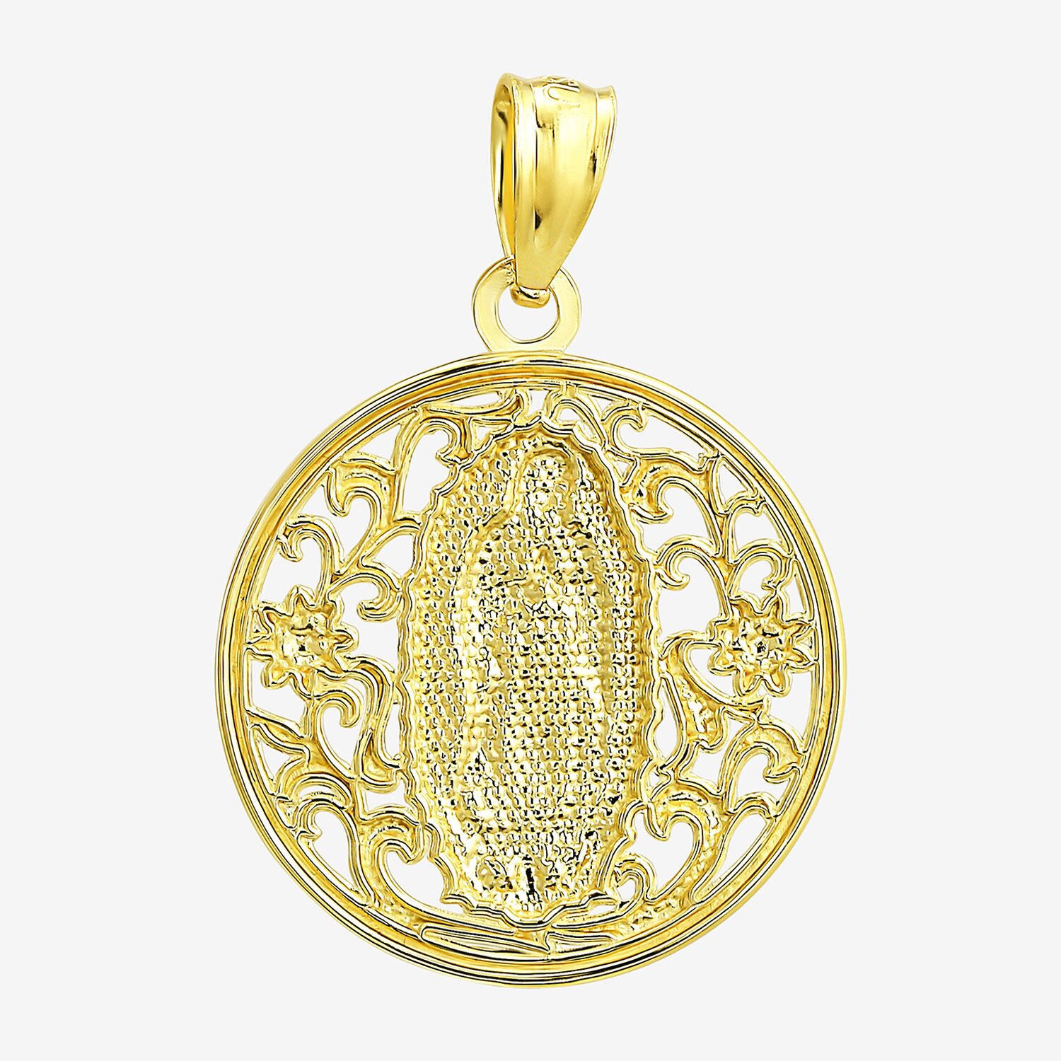 Religious Jewelry Mary! Womens 10K Gold Pendant