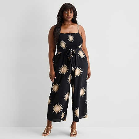 Misses Size Black Jumpsuits & Rompers - Women | JCPenney