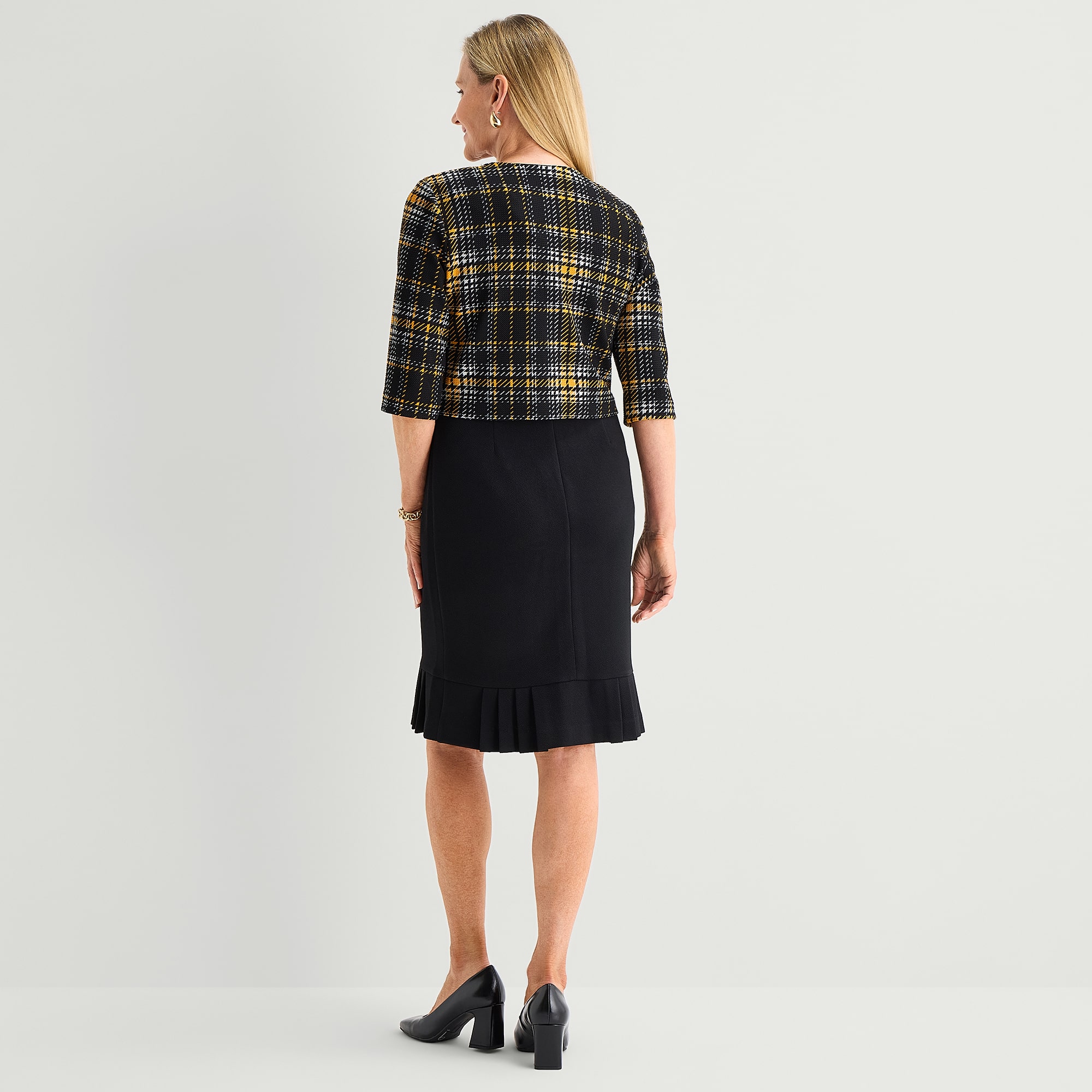 Maya Brooke Womens Jacket Dress