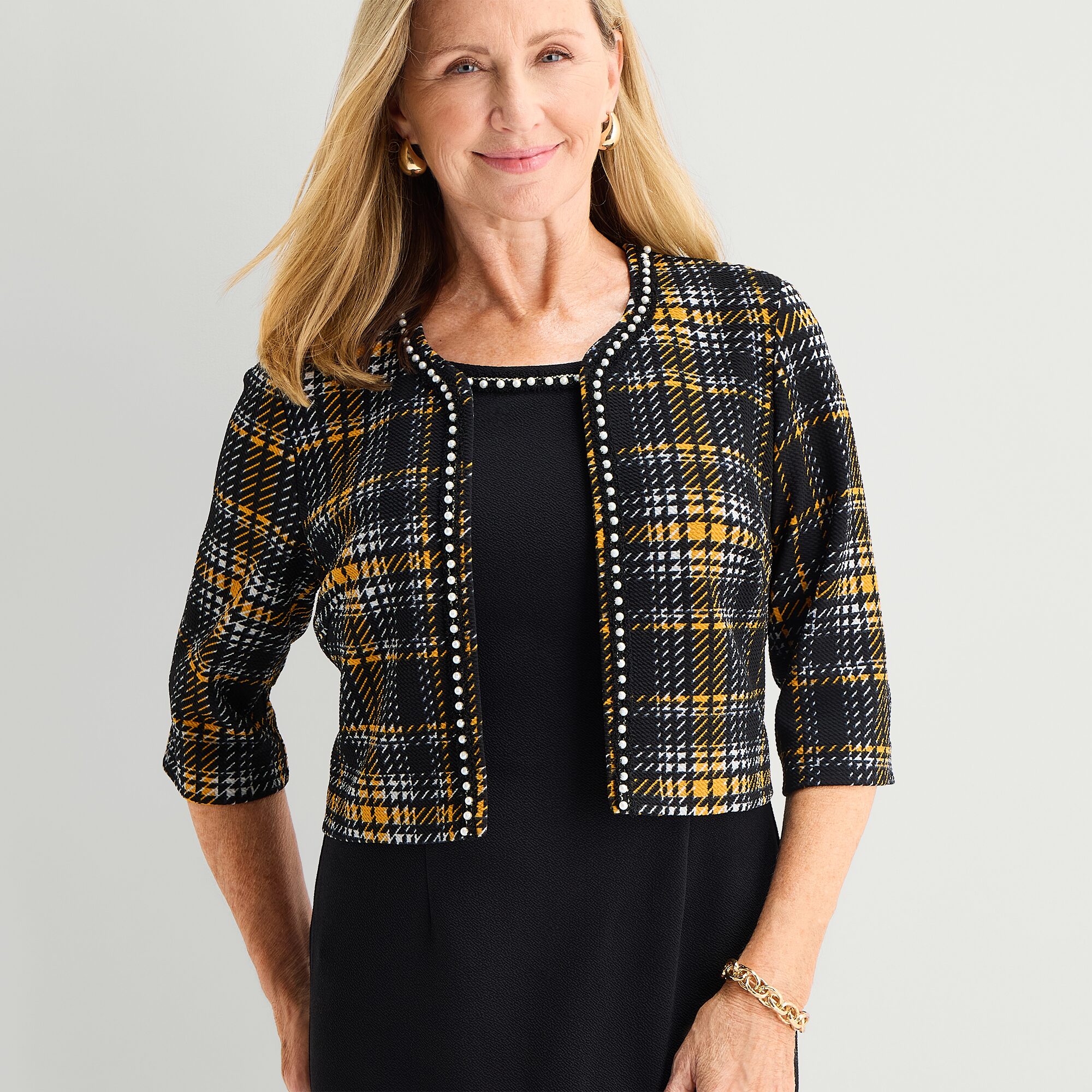Maya Brooke Womens Jacket Dress