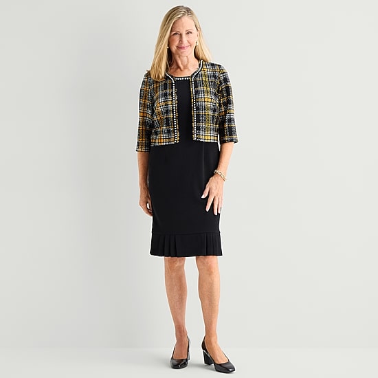 jcpenney black and gold dress Maya Brooke Women's Jacket | | Misses 12 | Dresses Jacket Dresses Euphoria” Style: Where to Type:Dress 4% Spandex2nd Piece Care Color:Custom Color 8~14