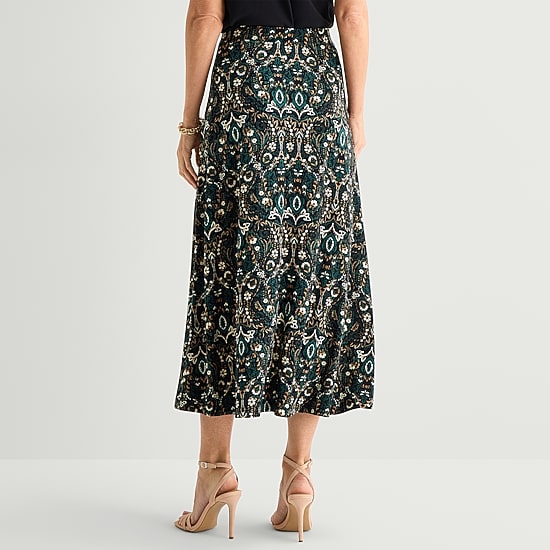 Black Label by Evan-Picone Womens Maxi Skirt