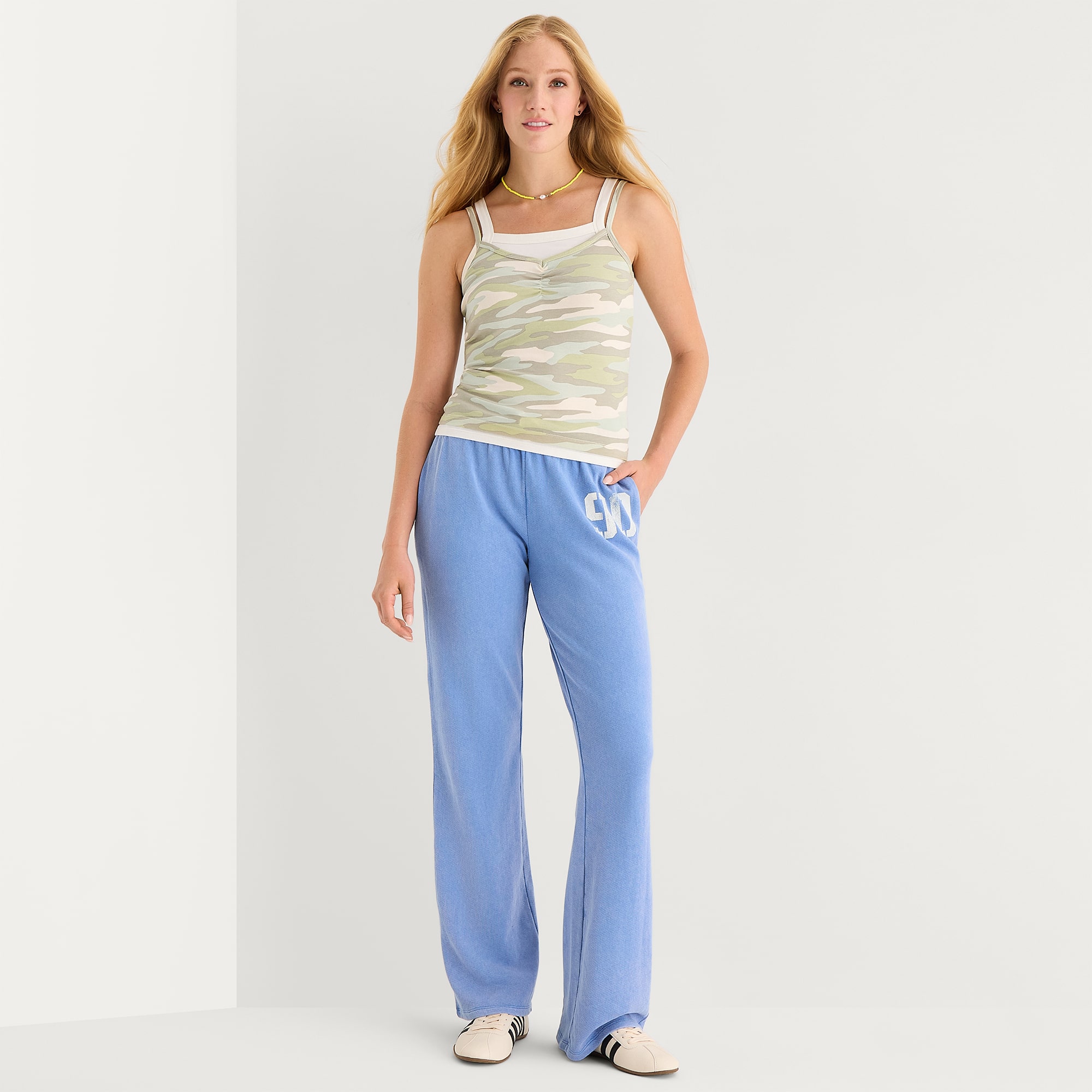 Arizona Womens Juniors Square Neck Sleeveless Camisole