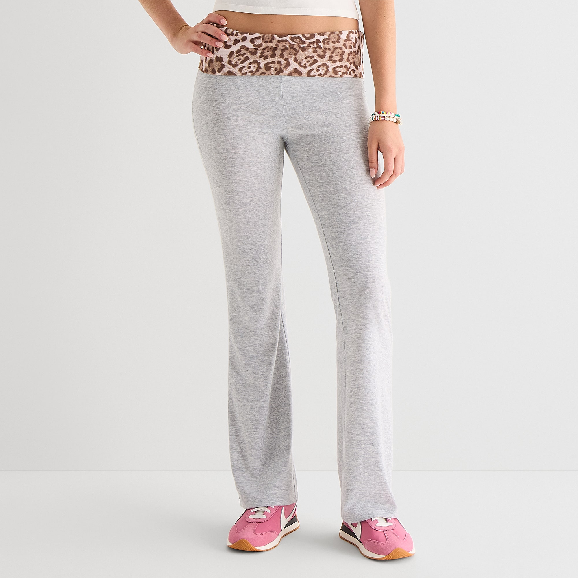 Forever 21 Womens Low Rise Knit 27" Skinny Juniors Full Length Leggings
