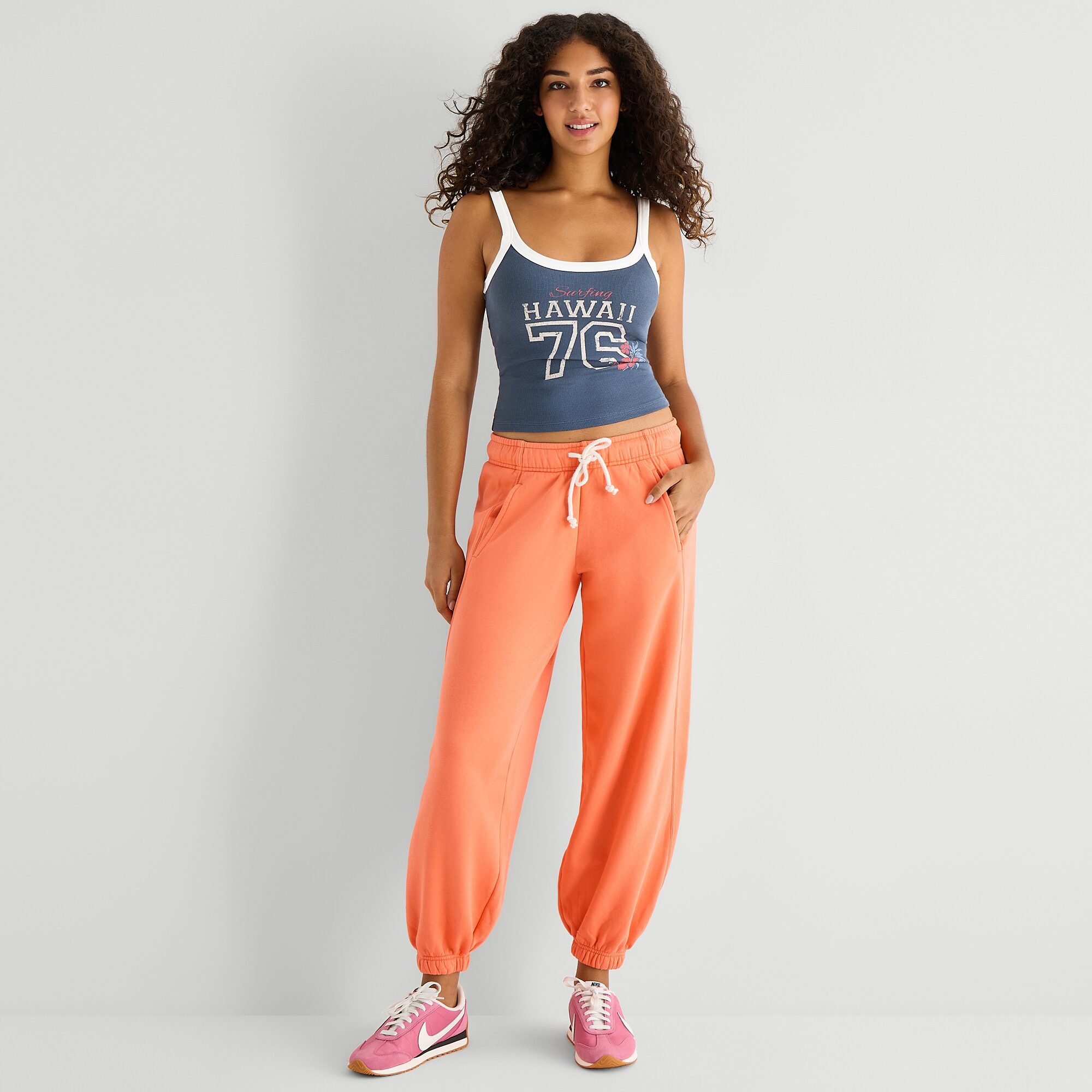 Arizona Womens Juniors Scoop Neck Sleeveless Tank Top