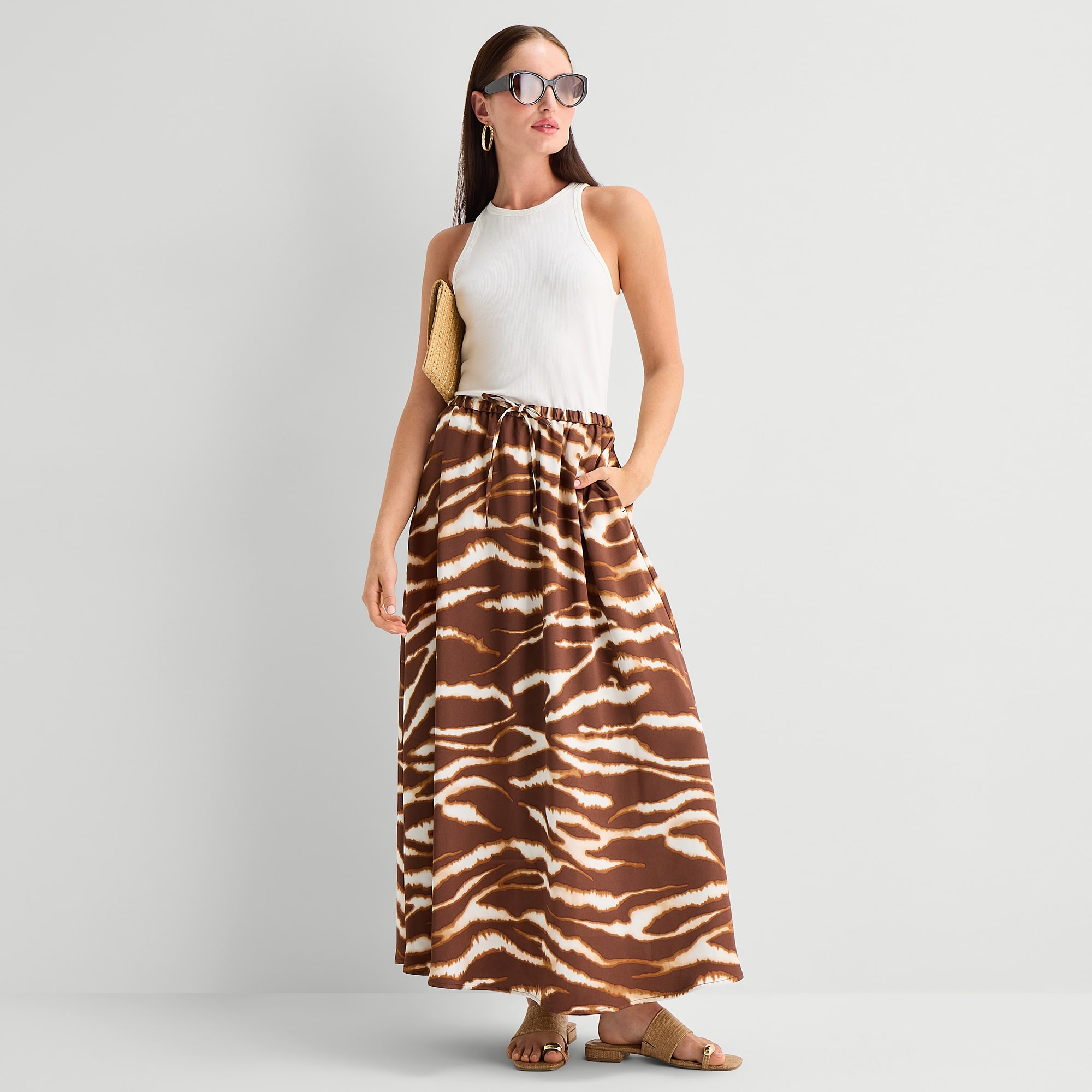 Worthington Womens Maxi Skirt