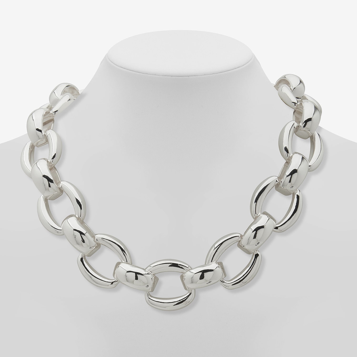 Worthington Womens 18 Inch Collar Necklace