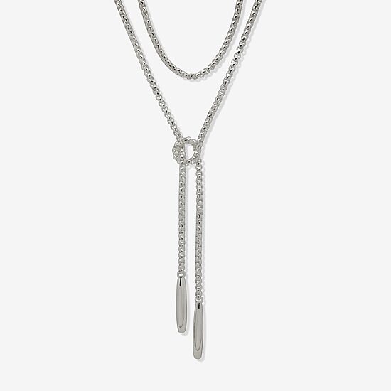 Worthington Womens 17 Inch Collar Necklace