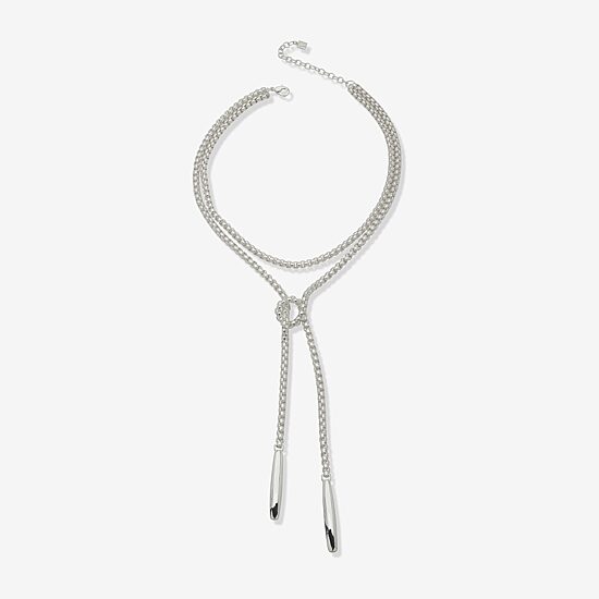 Worthington Womens 17 Inch Collar Necklace