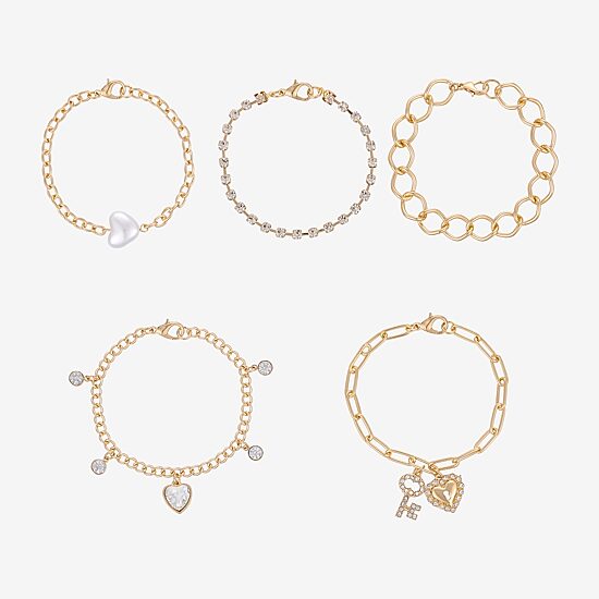 Forever 21 Womens 5-pc. Bracelet Set
