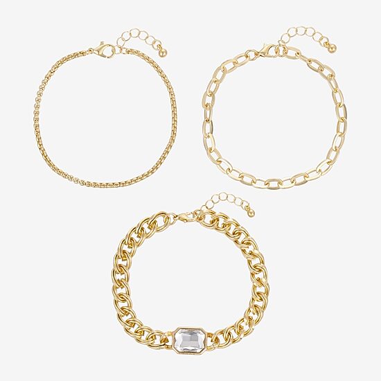 Forever 21 Womens 3-pc. Bracelet Set