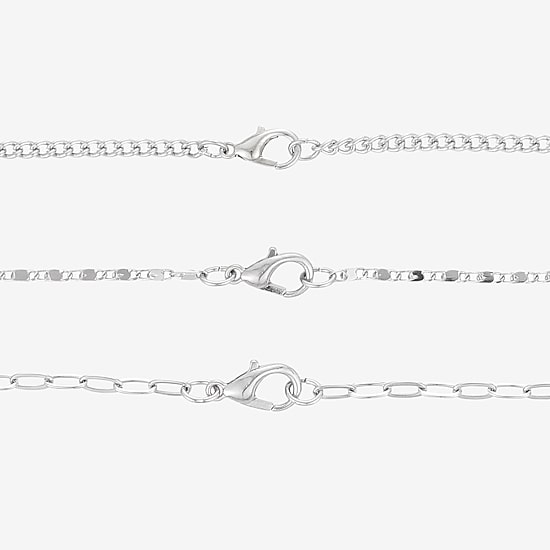 Forever 21 Womens 9 Inch Solid Snake Cross Ankle Bracelet