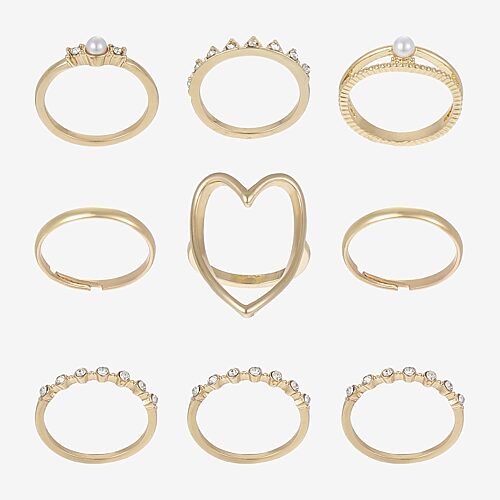 Forever 21 Womens Ring Set In Yellow