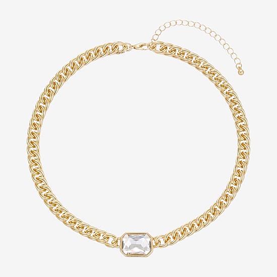 Forever 21 Womens 16 Inch Curb Chain Necklace