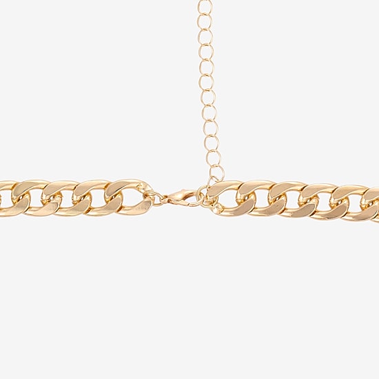 Forever 21 Womens 16 Inch Curb Chain Necklace