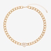 Forever 21 Womens 16 Inch Curb Chain Necklace