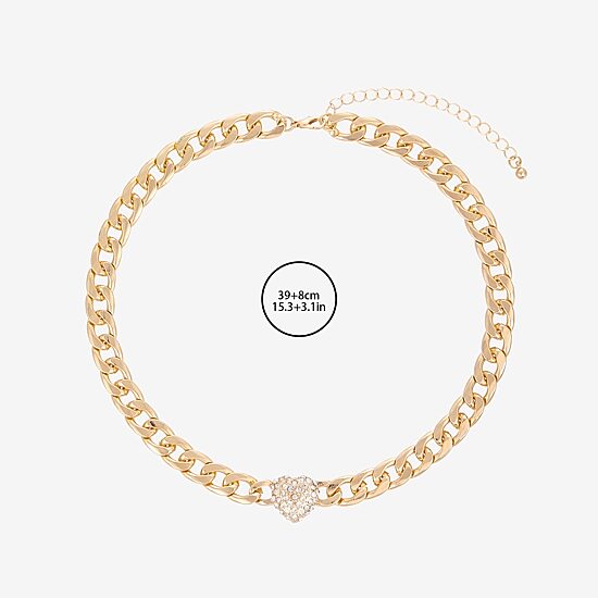 Forever 21 Womens 16 Inch Curb Chain Necklace