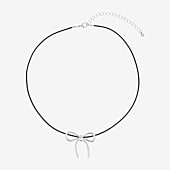 Forever 21 Womens Bow 17 Inch Pendant Necklace