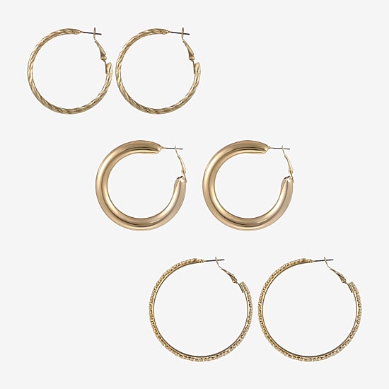 Forever 21 Womens Round 3 Pair Earring Set