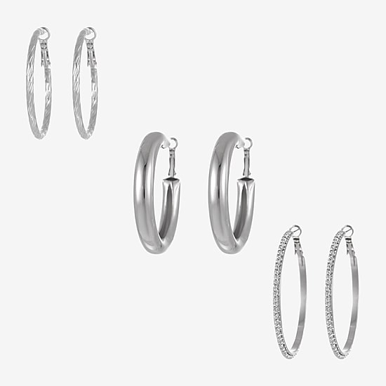 Forever 21 Womens Round 3 Pair Earring Set
