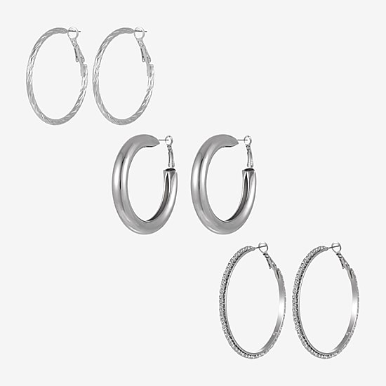 Forever 21 Womens Round 3 Pair Earring Set
